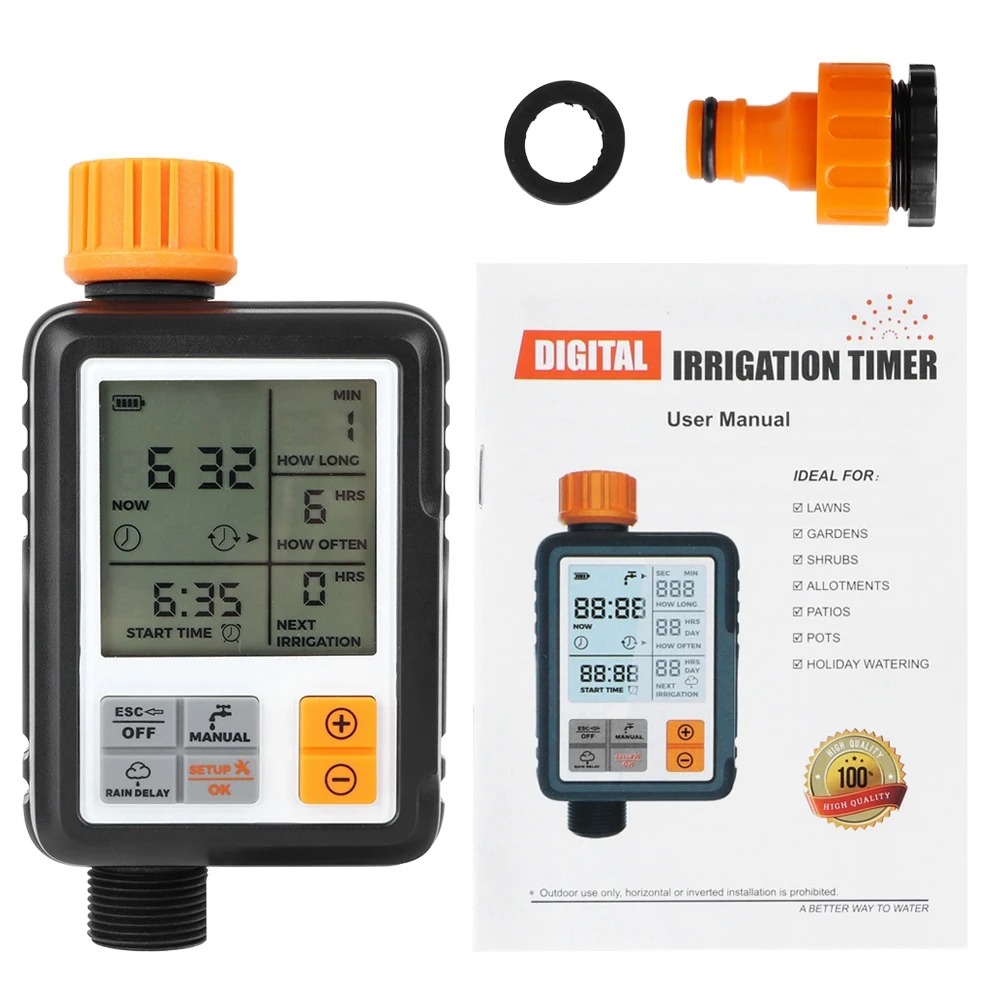 Smart Garden Water Timer - Electronic Garden Water Timer,Automatic Smart Large