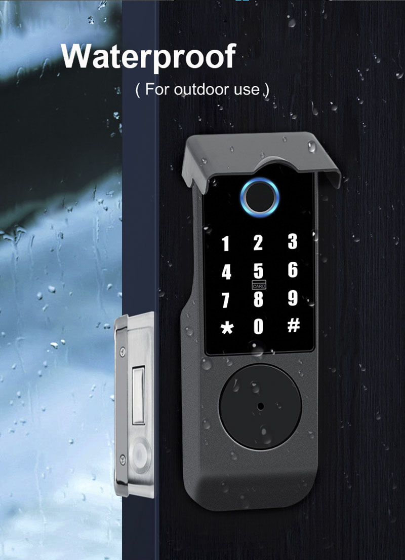 Smart Garden Gate - Waterproof Tuya Wifi Smart Electronic Lock