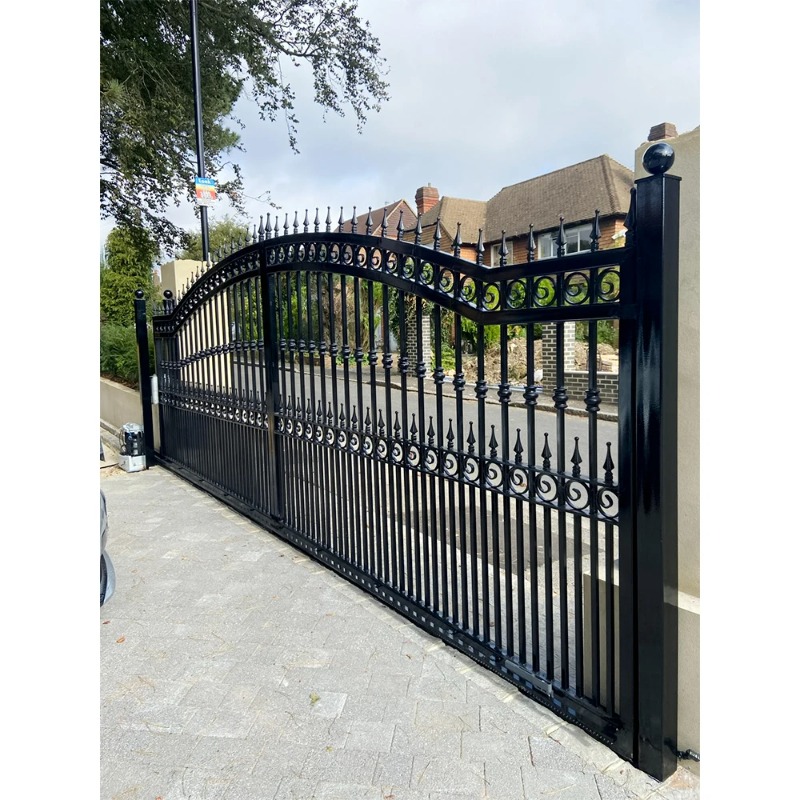 Smart Garden Gate - Luxury Electric Wrought Iron Sliding Driveway
