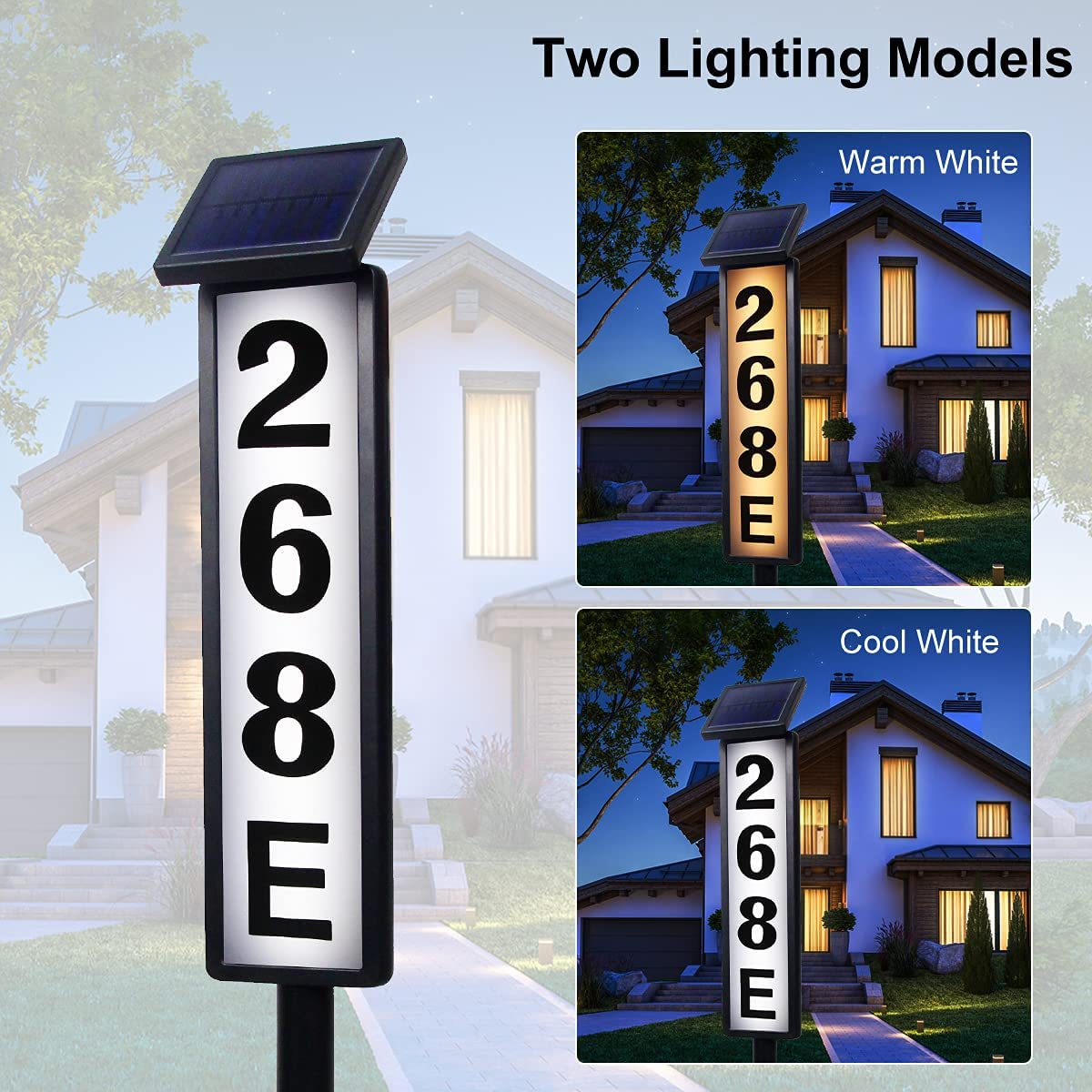 Solar-Powered Door Sign Lights - Smart Garden Gate 评论和价格