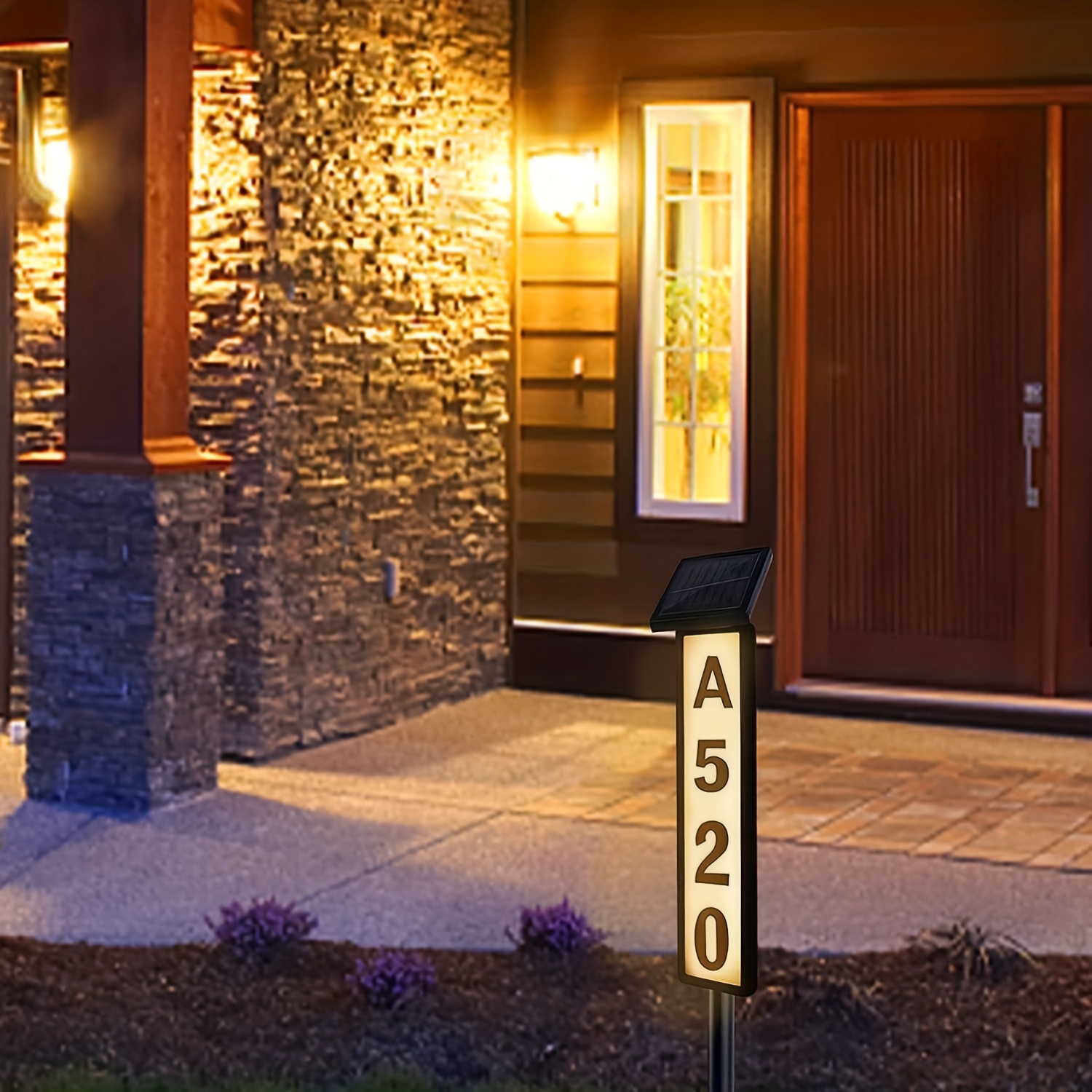 Solar-Powered Door Sign Lights - Smart Garden Gate 评论和价格
