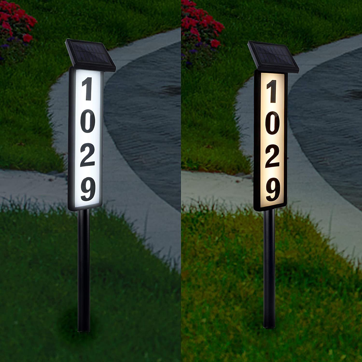 Solar-Powered Door Sign Lights - Smart Garden Gate 评论和价格