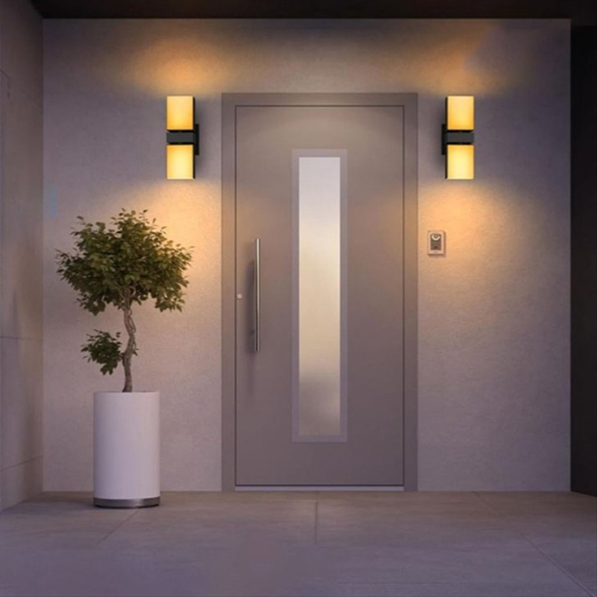 AA19 LED Wall Light Dual Head  - Smart Garden Fence 评论和价格
