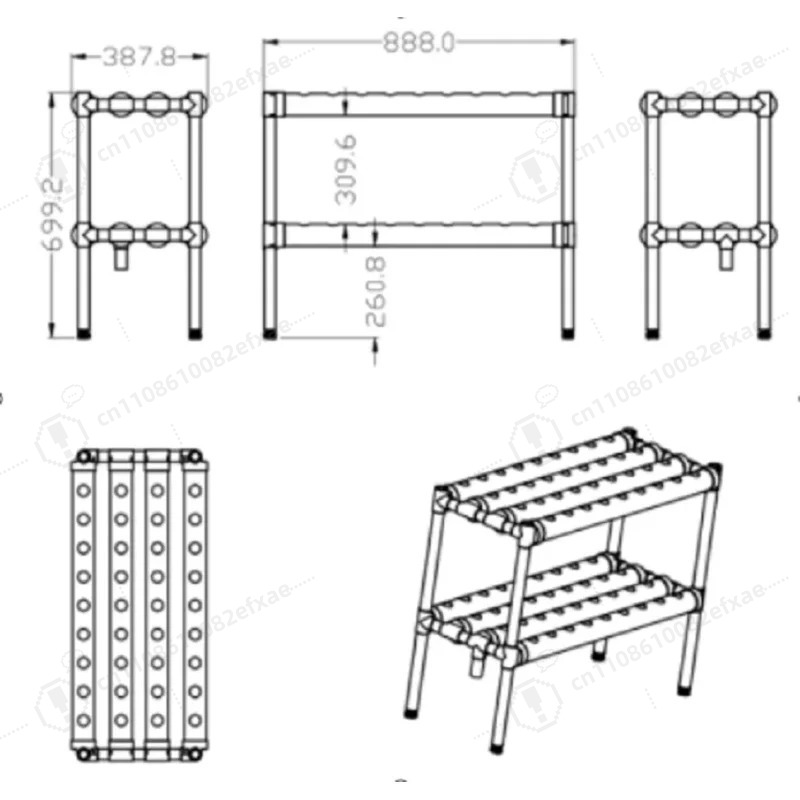 NFT Channel Hydroponics System - Smart Garden Hanging Baskets 评论和价格