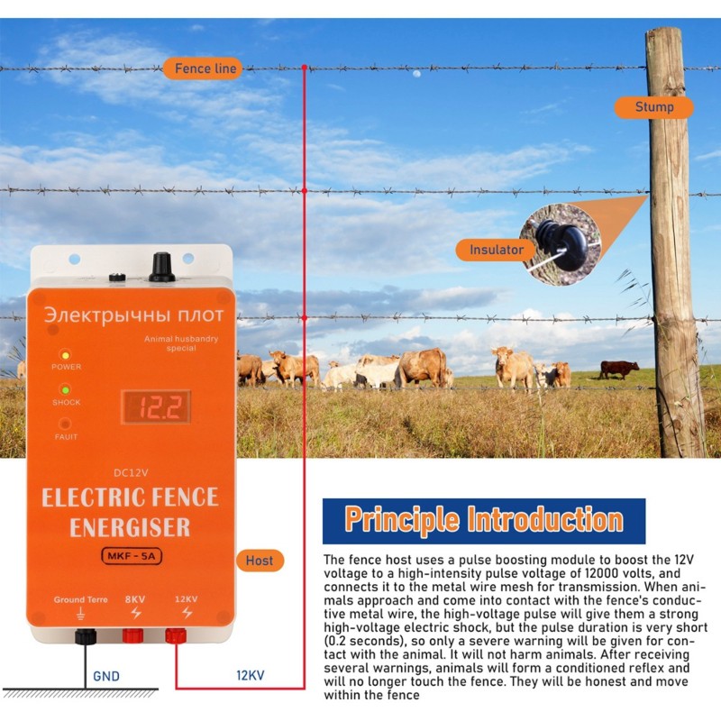 Smart 12V Electric Fence ,Wate - Smart Garden Fence 评论和价格
