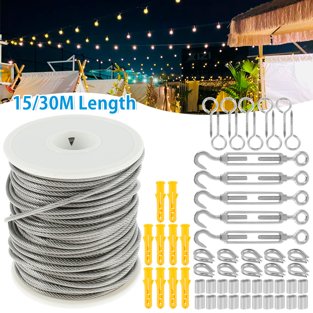 15M/30M Wire Cable Rope Stainl - Smart Garden Fence 评论和价格