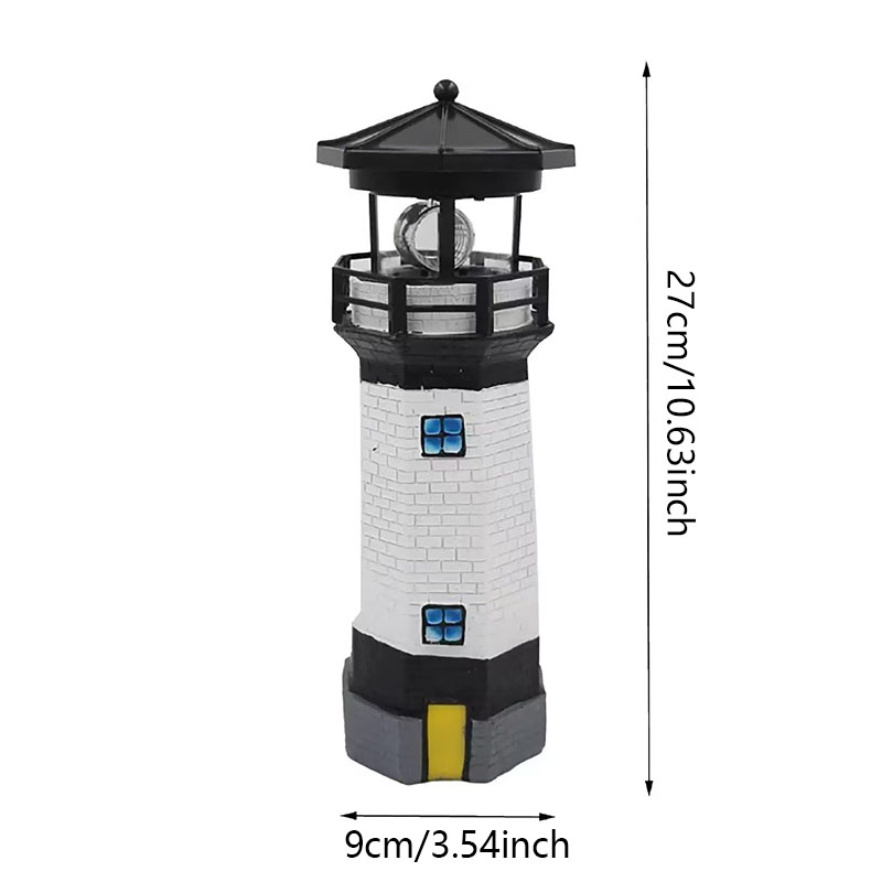 Lighthouse Shape Solar LED Lig - Smart Garden Fence 评论和价格