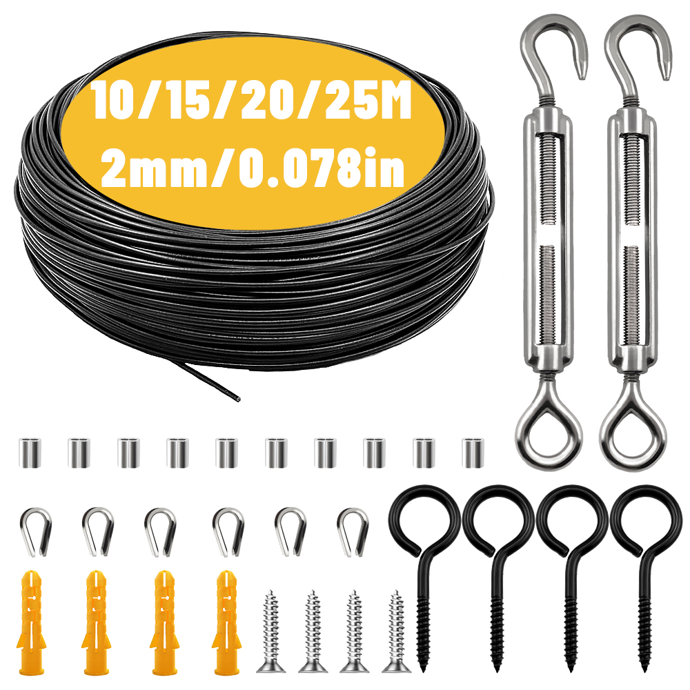 10-25M Steel Wire Rope Stainle - Smart Garden Fence 评论和价格
