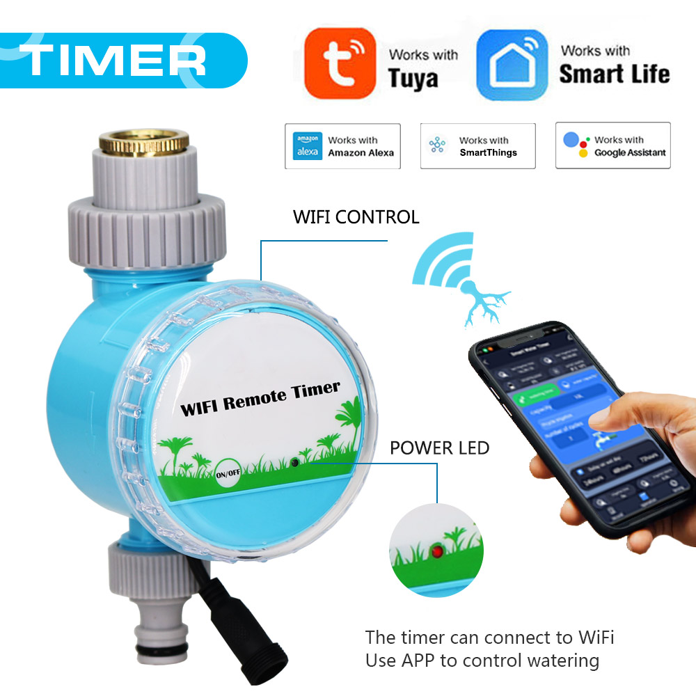 WiFi Wireless Garden Water Tim - Smart Garden Water Timer 评论和价格