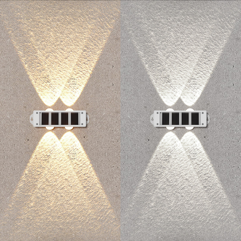 Pop 4Pcs Solar Wall Lights Wit - Smart Garden Fence 评论和价格